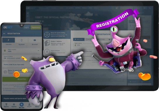 Create an account with 1xBet in Cameroon